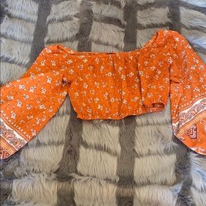 Forever 21 boho crop top